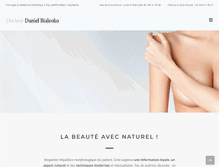Tablet Screenshot of pau-chirurgieesthetique.com